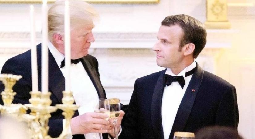 Emel dorukta kalmasını sağlamak… Macron’dan Trump’a sarayda yemek planı