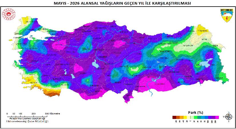 Türkiye’de son 33 yılın rekoru kırıldı. Bu vilayetlerde yağış 3 katını aştı