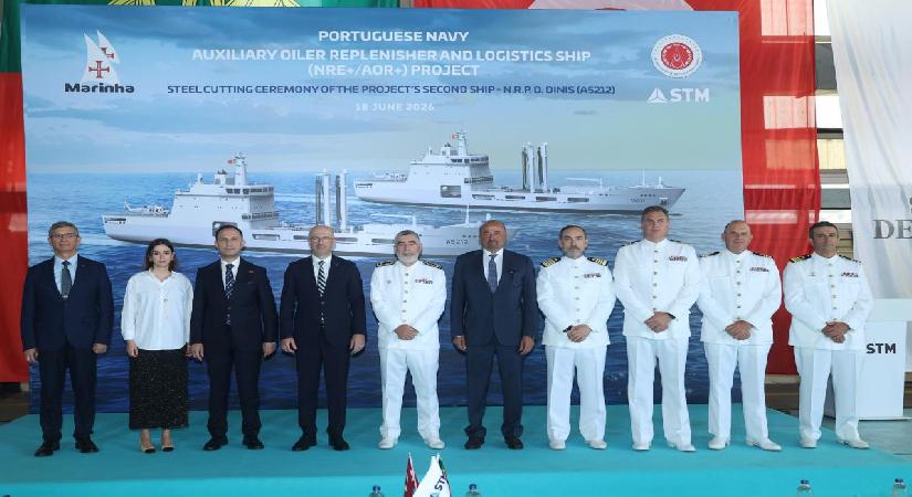 Türkiye’den Portekiz’e ikinci askeri gemi satışı. Üretim başladı