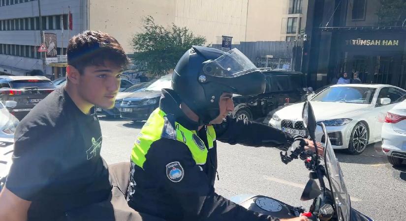 YKS öncesi vakitle yarış: Motosikletli zabıta öğrenciyi imtihana ulaştırdı