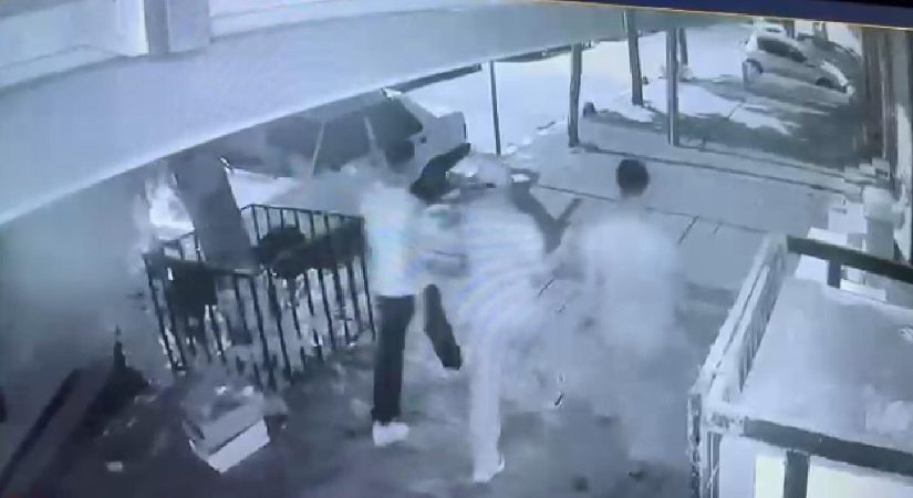 8 aylık gebe eşine tatlı almaya çıktı dehşeti yaşadı. Eşi endişeden erken doğum yaptı