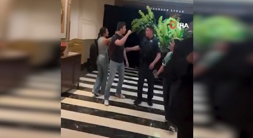 ABD’de protestoculardan Netanyahu’nun yemek yediği otele baskın