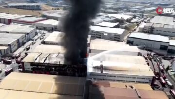Ankara’da fabrika yangını