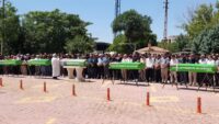 Antalya’daki katliam üzere kazada hayatını yitiren beş bireye gözyaşlarıyla veda