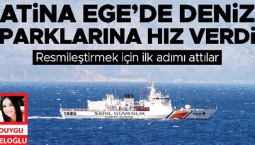 Atina Ege’de deniz parklarına sürat verdi