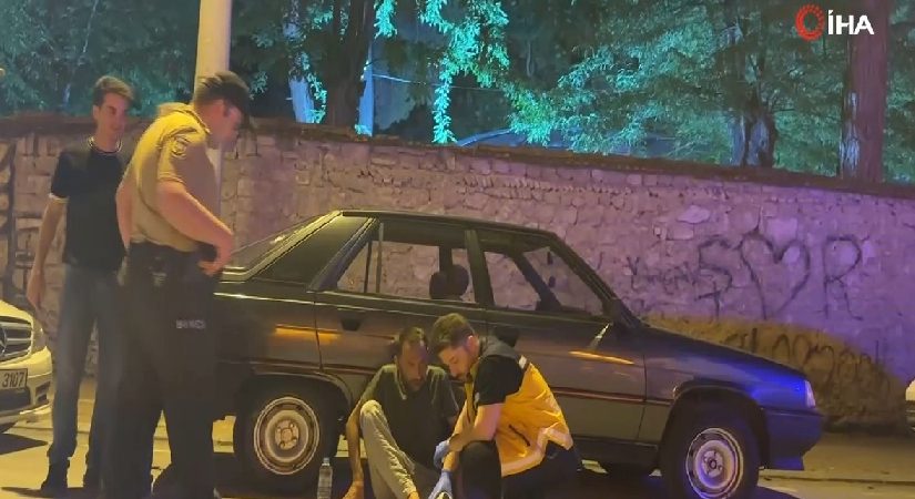 Ayağı kırık halde motosiklet kullandı, alkollü çıktı