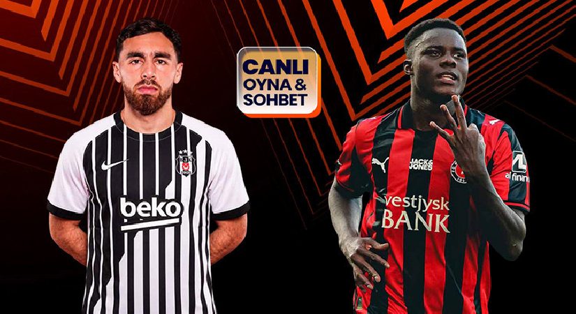 Beşiktaş, Midtjylland’ı ağırlıyor! Maçın heyecanı canlı sohbet ile Misli’de
