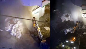 Çalışmada ana boru patladı, 4 mahalle susuz kaldı