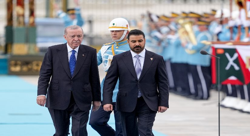 Cumhurbaşkanı Erdoğan, Irak Başbakanı Zeydi’yi resmi merasimle karşıladı