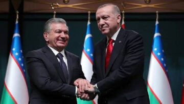 Cumhurbaşkanı Erdoğan, Özbek mevkidaşı Mirziyoyev ile görüştü