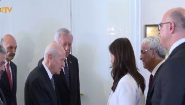 DEM Parti heyetinden Bahçeli’ye ziyaret