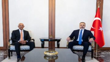 Dışişleri Bakanı Fidan, ABD Büyükelçisi Barrack ile görüştü