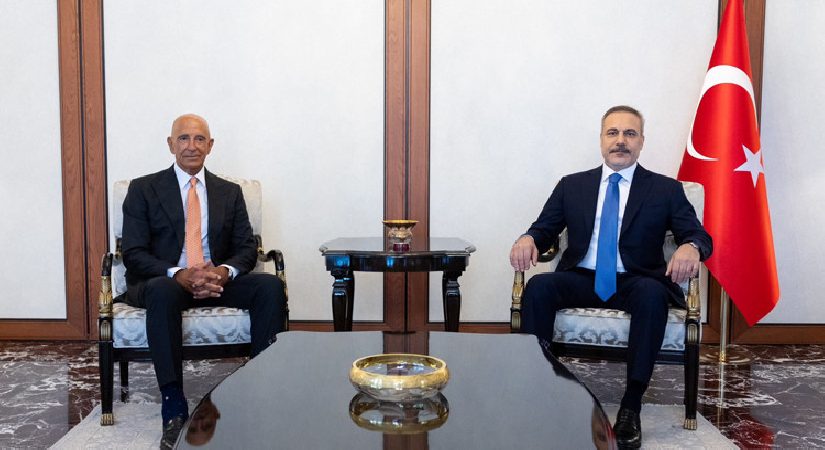 Dışişleri Bakanı Hakan Fidan, ABD Büyükelçisi Barrack ile görüştü