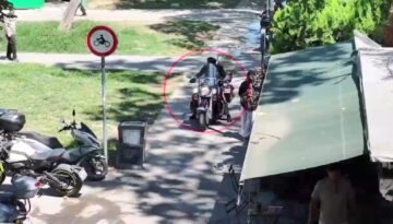 Dron takviyeli motosiklet kontrolü: 407 bin 818 lira ceza kesildi