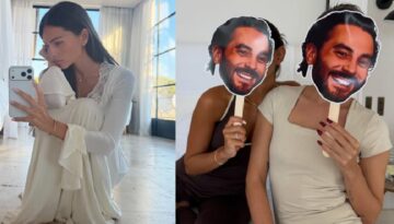 Dünyanın en hoş kızı bekarlığa vedasından fotoğraflar paylaştı… Ne yana baksa sevdiğinin yüzünü gördü!