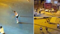 Esenyurt’ta mahalle karıştı, iki kişi kılıç çekti