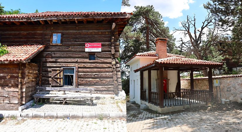Fatih Sultan Mehmed’in hocası yaptırmıştı. Çivisiz, ahşap mescitte çalışmalar sürüyor