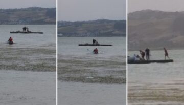 Fırtınada kaygı dolu an. Balıkçıları izindeki itfaiye amiri kurtardı