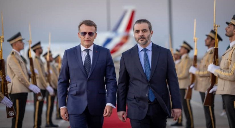 Fransa Cumhurbaşkanı Macron Suriye’de. Kaldığı otelin yakınında art arda patlama oldu