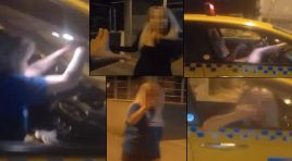 Gündüz sinema oyuncusu gece taksici. Müşteri saldırdı, güç anlar yaşadı