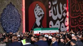 Hamaney için Irak’ta cenaze töreni