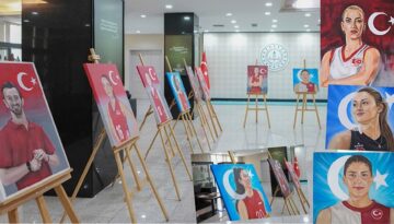 Hoş sanatlar liselerinden “Filenin Sultanları’ standı