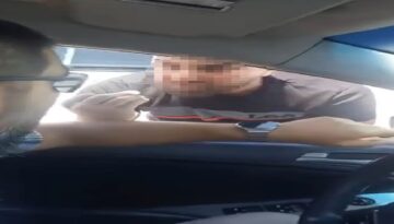 Hücum hedefiyle araçtan indi, aracı 60 gün trafikten men edildi