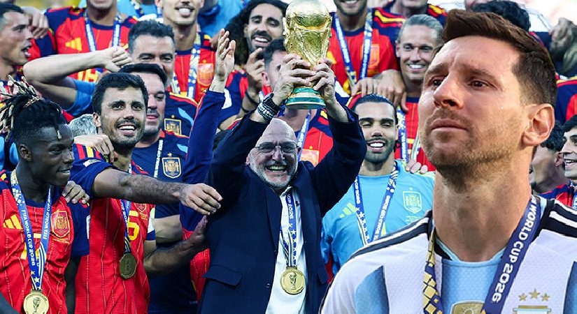 İspanya’nın Dünya Kupası zaferi sonrasında övgü yağdı: ‘Messi’yi neredeyse hiç göremedik, Arjantin’in oynayabilmesi için ikinci bir top gerekiyordu adeta!’