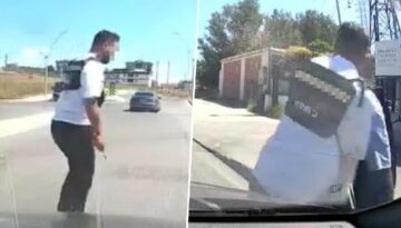 İstanbul trafiğinde tornavidalı hücum