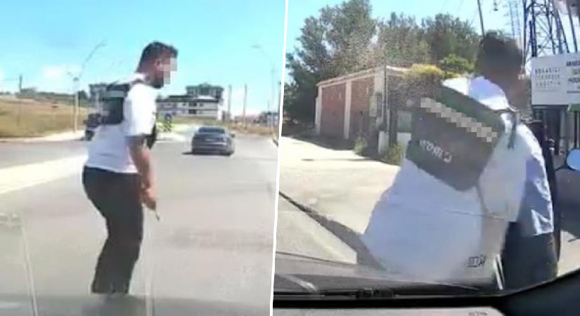 İstanbul trafiğinde tornavidalı hücum