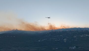 İzmir’de orman yangını. Havadan ve karadan müdahale ediliyor