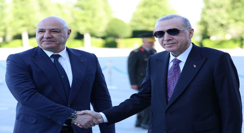 Lübnan Cumhurbaşkanı Ankara’da. Erdoğan: İsrail insanlık cürmü işiyor
