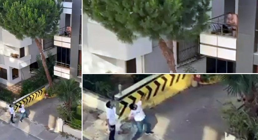 Maltepe’de mahalleyi ayağa kaldıran çığlıklar. Balkondaki adama taş yağdırdılar