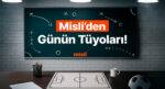 Misli editörlerinin hazırladığı günün tüyolarıyla bahis keyfi tepeye çıkıyor. Müsabakaların heyecanı Misli’de yaşanıyor… İşte Misli’den Günün Tüyoları!