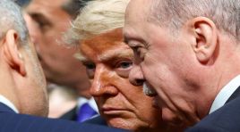 NATO Tepesi’nden dikkat çeken anlar. Tepeye Erdoğan ve Trump manzaraları damga vurdu