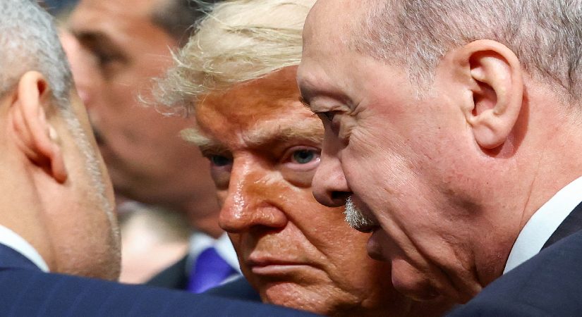 NATO Tepesi’nden dikkat çeken anlar. Tepeye Erdoğan ve Trump manzaraları damga vurdu