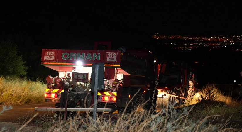 Pamukkale’de orman yangını. Alevler yine yükseldi