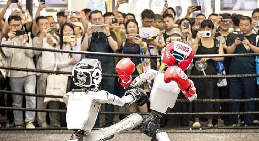 Robotlar ringe çıktı