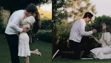 Romantik evlilik teklifi herkesin dilinde… ‘Sizi nişanlımla tanıştırayım’