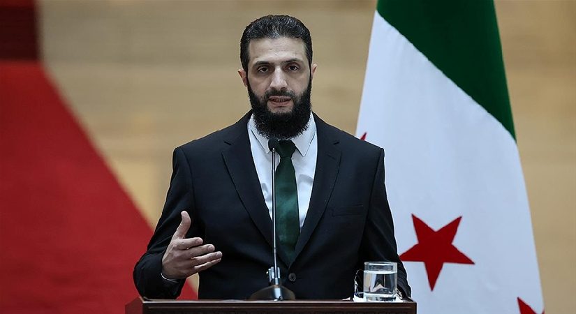 Suriye Devlet Başkanı Ahmed eş-Şara. “İsrail ile güvenlik muahedesi yapmayı amaçlıyoruz”