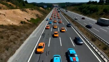 Taksicilerden 15 Temmuz konvoyu