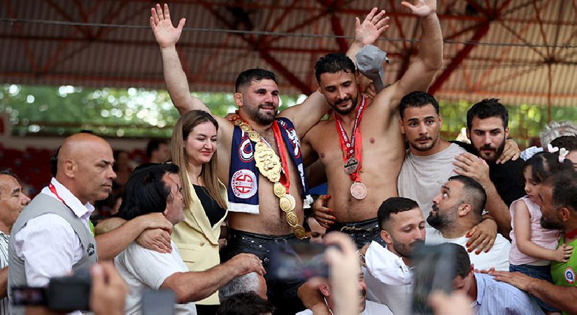 ‘Taş gibi’ başpehlivan!