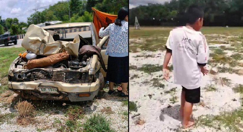 Tayland’da çocuk sürücüden katliam üzere kaza: Kamyonetle keşişlerin arasında daldı