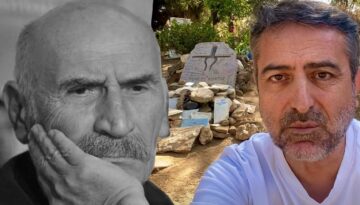 Tuncel Kurtiz’in mezarının son halini Nail Kırmızıgül paylaştı. “Türbeye dönüştürmüşler”