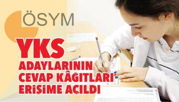 YKS adaylarının karşılık kâğıtları erişime açıldı