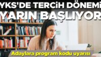 YKS’de tercih vakti… Program kodlarını gerçek seçin