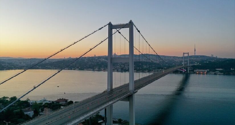 15 Temmuz Şehitler Köprüsü’nde dizi çekimi. 3 gece trafiğe kapacak