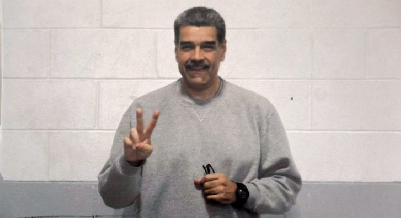 ABD’de gözaltında tutulan Maduro’nun fotoğrafları paylaşıldı: Venezuela yine doğacak