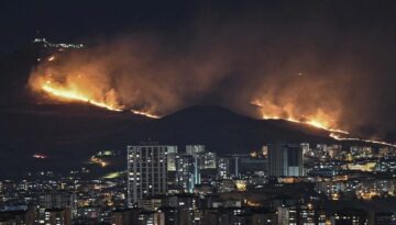Ankara’da ağaçlık alanda yangın. Bir kişi gözaltına alındı