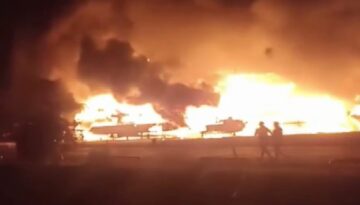 Antalya’da balıkçı barınağında yangın. 20’den fazla tekne kül oldu